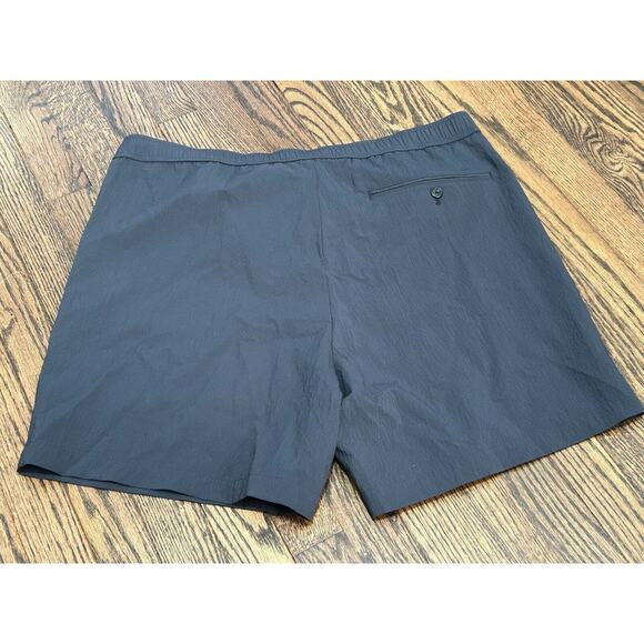 NWT Theory Curtis Basalt Kelso Men's Blue Elastic Waist Pockets Shorts Size XL - Picture 2 of 8